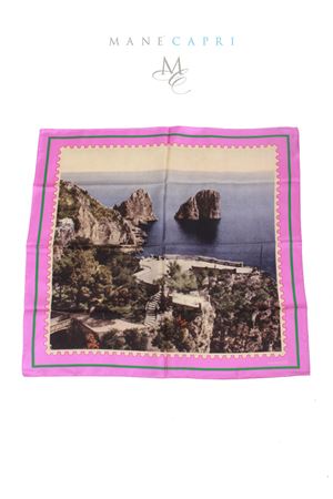 Silk foulard Faraglioni Capri Laboratorio Capri | FARAGLIONIFUXIA